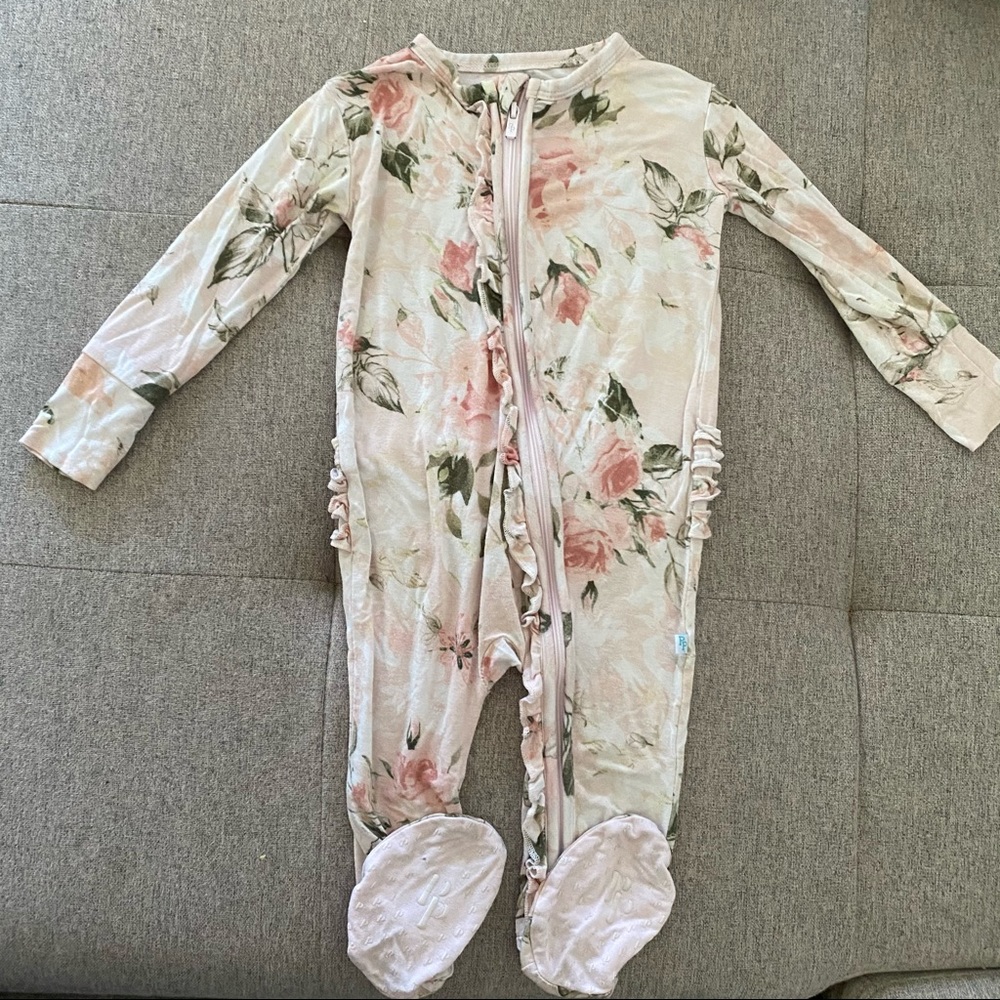 Posh Peanut Roses Zip Up